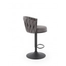 Стул барный HALMAR H125 серый/черный